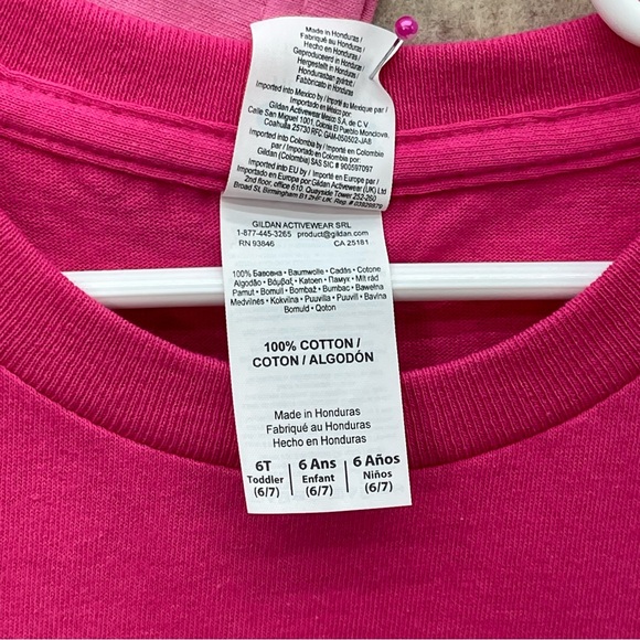 Kids NWOT Gildan Jaws Shark & Smart Unicorn Graphic Tshirts, 6T (set of two) - Picture 5 of 6